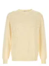 Shop Etro Women's Cream Cotton Sweater