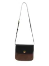 Etro Essential Canvas And Leather Small Bag In Black