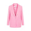Etro Fuji Single-breasted Blazer In Pink & Purple