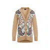 Etro Paisley Print Wool Blend Cardigan In Multicolor