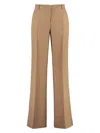 Etro Flared Trousers In Beige