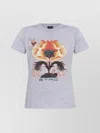 Etro Floral T-shirt In Purple