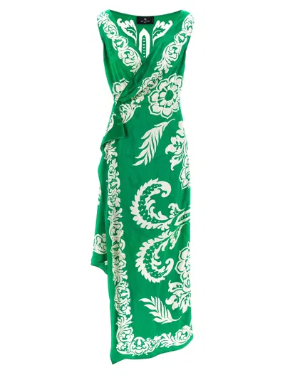 Etro Women Floral Midi Dress