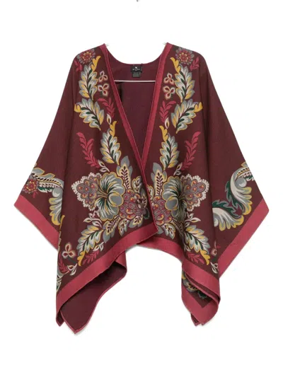 ETRO ETRO WOMEN FLORAL PRINT PONCHO