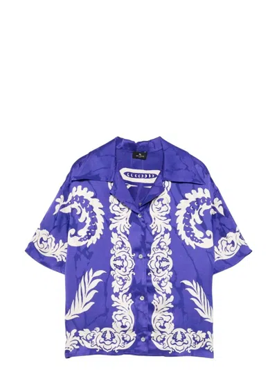 ETRO WOMEN'S FLORAL PRINT SHIRT