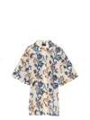 Etro Floral-print Short Sleeved Cotton Shirt