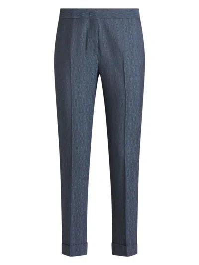 Etro Women's Geometric Pattern Tailored Trousers