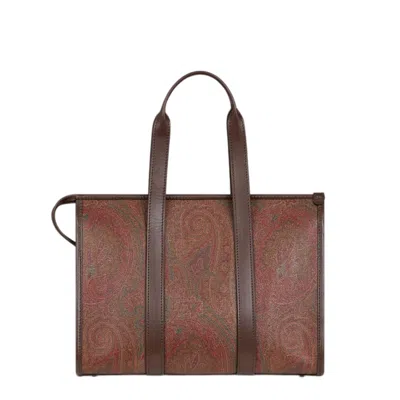 Etro Women Handbags  - Top Handle Bauletto M Arnica And Leather - Multicolor
