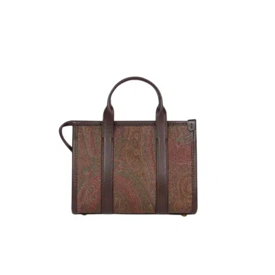 Etro Women Handbags  - Top Handle Bauletto Xs Arnica And Leather - Brown