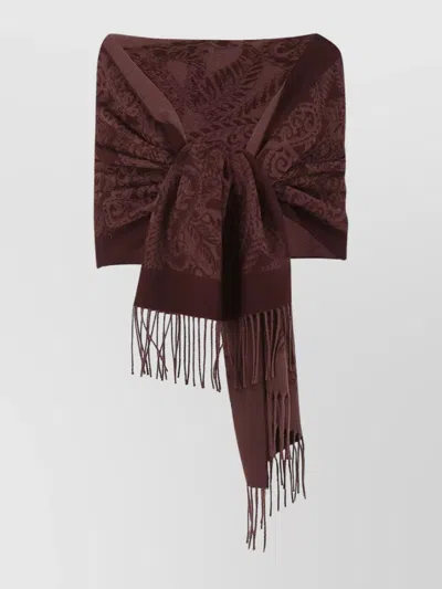 ETRO WOMEN'S HOODED SILK SCARF WRAP