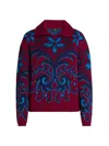 Etro Patterned Wool Sweater In Multi
