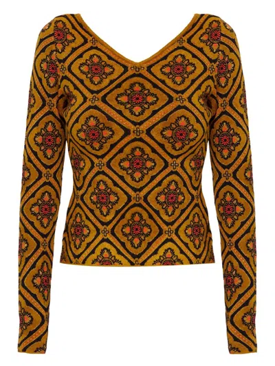 ETRO WOMEN'S JACQUARD FABRIC JUMPER SWEATER