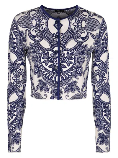 ETRO WOMEN'S JACQUARD KNIT CARDIGAN