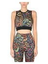 Etro Crew Neck Top And Leggings In Jacquard Wool Blend In Black