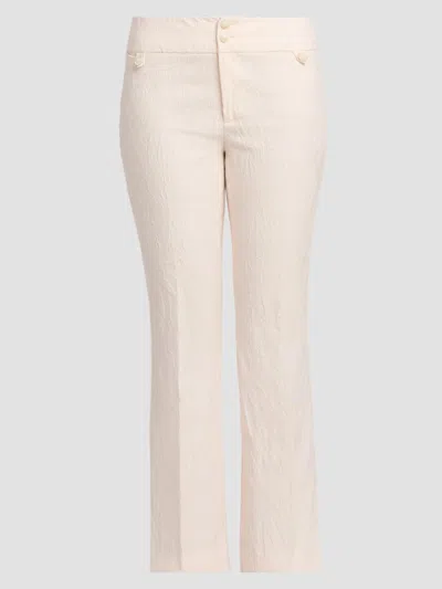 Etro Women's Jaquard Cigarette Trousers In Purple