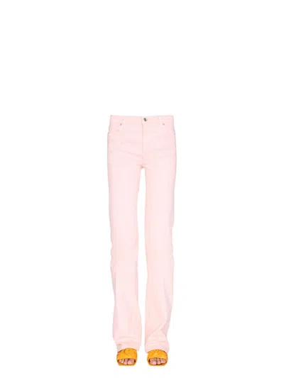 ETRO WOMEN'S JEANS WITH EMBROIDERED FLORAL DETAIL