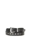 Etro Women Leather Belt In Black