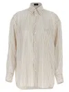 Etro Multicolor Logo Embroidery Striped Shirt