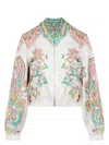Etro Women's Lucky Charms Bomber Jacket In White