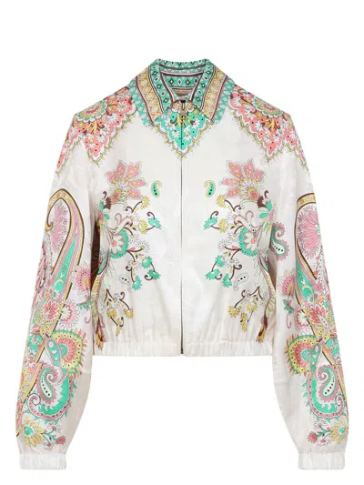 ETRO WOMEN'S LUCKY CHARMS BOMBER JACKET