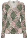 Etro Diamond-pattern Sweate In X0840