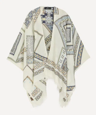 Etro Women's Mantella Abstract-jacquard Cape