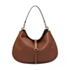 Etro Women Maxi Pony Shoulder Bag In Brown