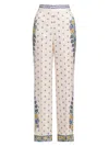 Etro Paisley-print Trousers In White