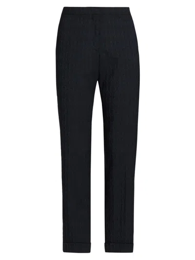 Etro Women's Milano Jersey Slim Pants In Black