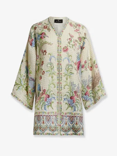 Etro Women Multicolor Cotton Blend Kimono