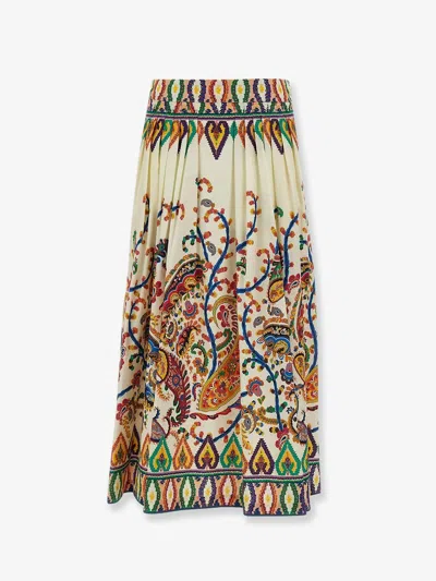 Etro Women Multicolor Cotton Skirt