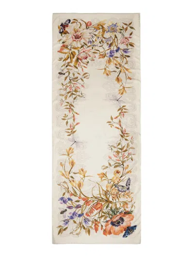 Etro Women's Orfeo Floral-print Silk Scarf In Pattern