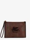 Etro Women Paisley Jacquard Fabric Clutch Bag In Multi