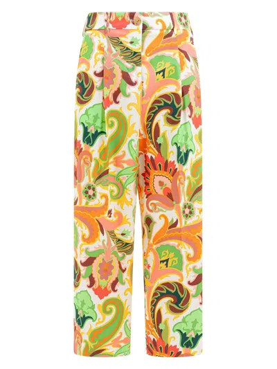 ETRO WOMEN'S PAISLEY PANTS