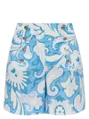 Etro Paisley-print Shorts In Multicolour