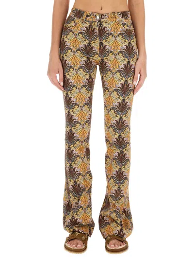 ETRO ETRO WOMEN PAISLEY PRINT JEANS