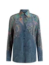 Etro Arnica Tunic Button Front Blouse