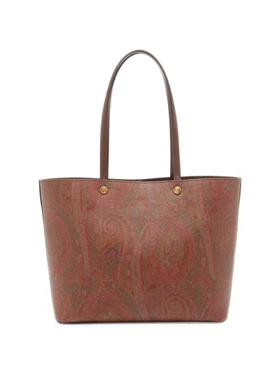 Etro Women's Paisley Tote Bag In Brown