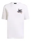 Etro Women Pegasus Motif T-shirt In White