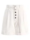 Etro White Bermuda Shorts In White