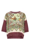 Etro Women Plum Cotton Blend Sweater
