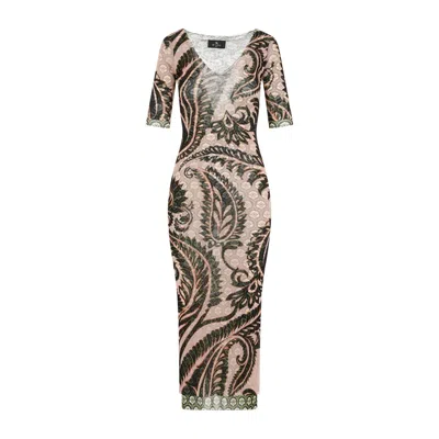 ETRO WOMEN'S POLYAMIDE MIDI DRESS