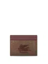 Etro Women Portacarte Paisley In Brown