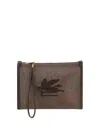 Etro Women Pouch Bag With Pegaso Detail