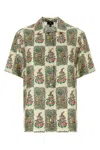 Etro Silk Shirt With Floral Print In Multicolor