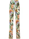 Etro Women's Printed Wide-leg Trousers | Size 44 | Wrea000699spd52 Color X0800 In Multicolor