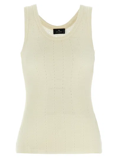 ETRO ETRO WOMEN PUNCHED TOP