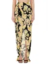 Etro Print Viscose Long Skirt In Multicolor