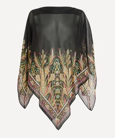Etro Women's Sheer Poncho