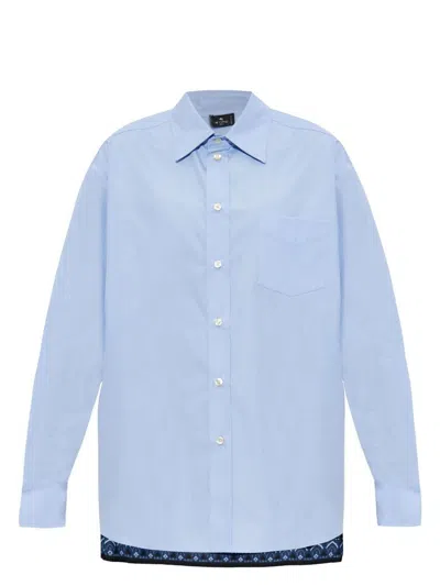 ETRO WOMEN'S SHIRT WITH BACK PRINT